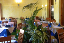 Restaurant meer Tirreno